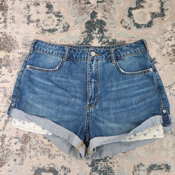 Anthropologie Pilcro Relaxed Shortie Shorts Vintage Denim Allure Womens 29 - Picture 2 of 10